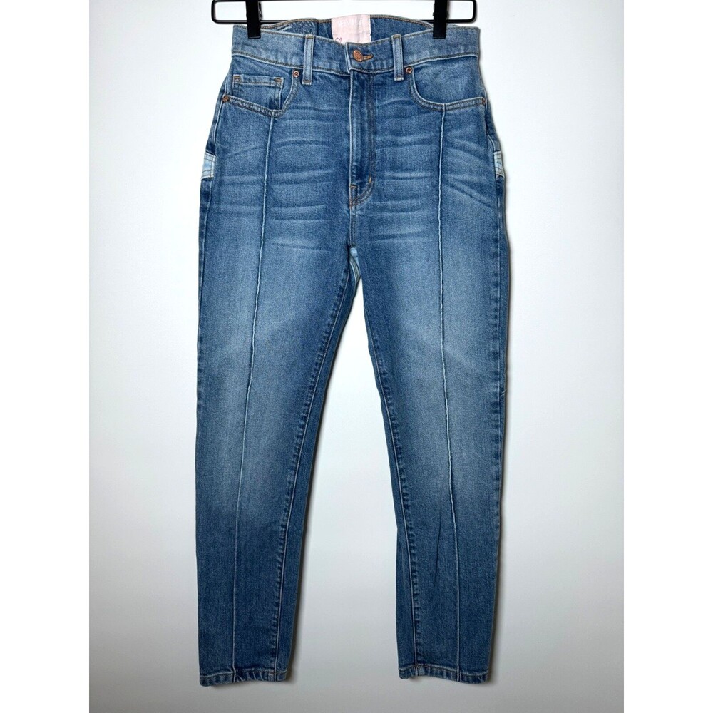 Revice Denim Star Patch Jeans Womens 28 Blue High Rise Skinny Y2K Festival